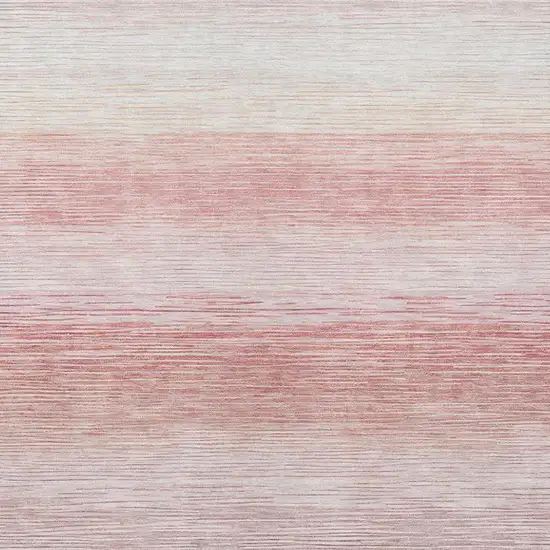 Plum And Purple Striped Washable Indoor Outdoor Area Rug Photo 2