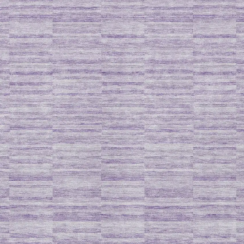 Plum And Purple Striped Washable Indoor Outdoor Area Rug Photo 6
