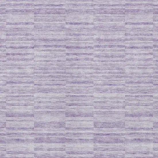 Plum And Purple Striped Washable Indoor Outdoor Area Rug Photo 6