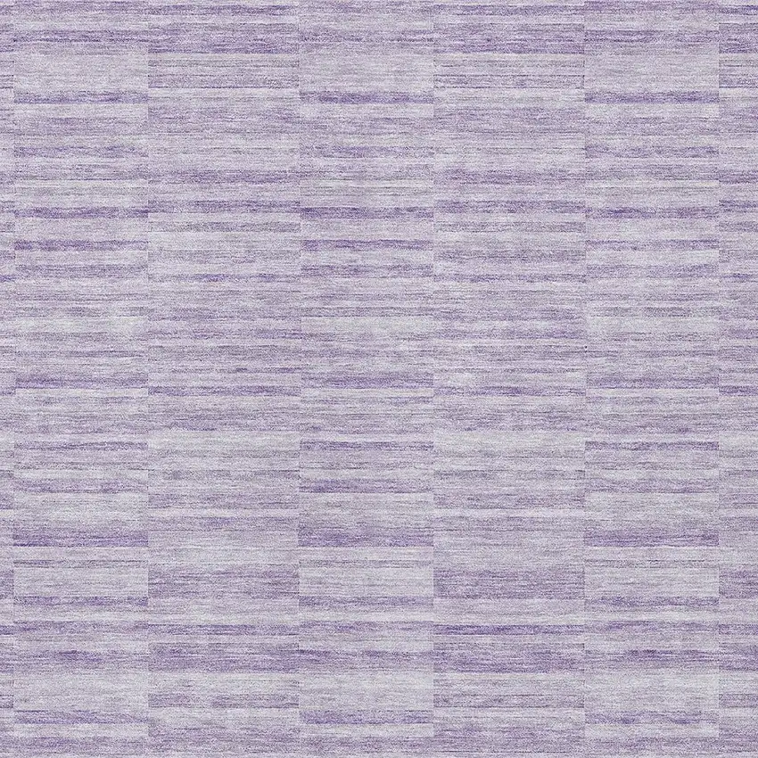 Plum And Purple Striped Washable Indoor Outdoor Area Rug Photo 6