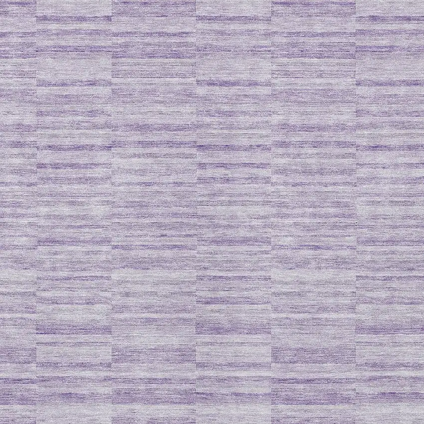 Plum And Purple Striped Washable Indoor Outdoor Area Rug Photo 6