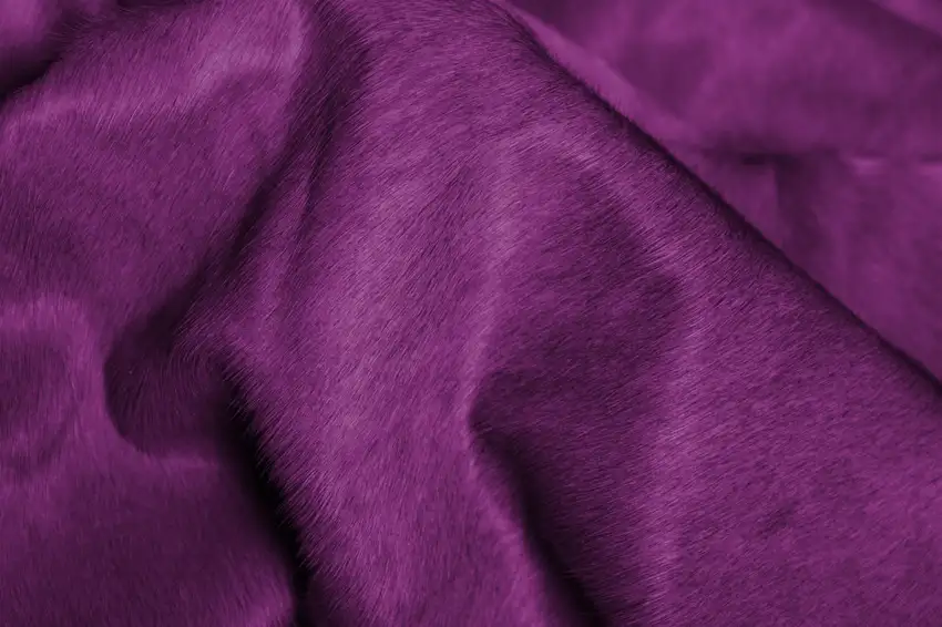 Plum Cowhide Handmade Area Rug Photo 6