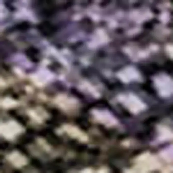 Plum Green And Brown Abstract Geometric Washable Area Rug With UV Protection Photo 4