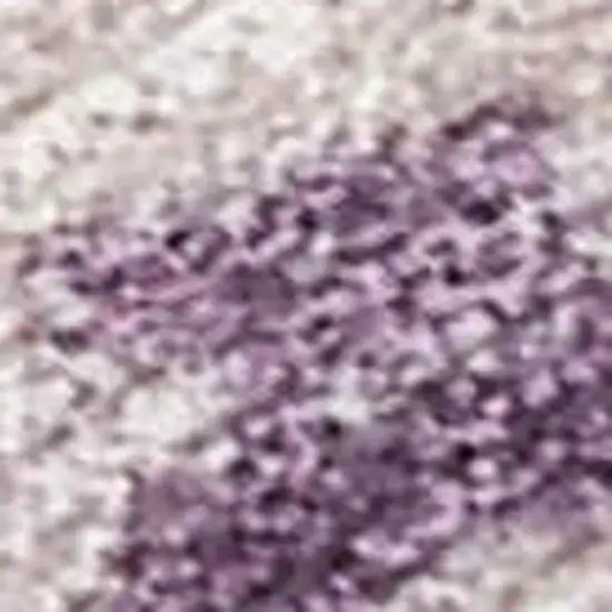 Plum Ivory And Gold Abstract Washable Indoor Outdoor Area Rug Photo 2