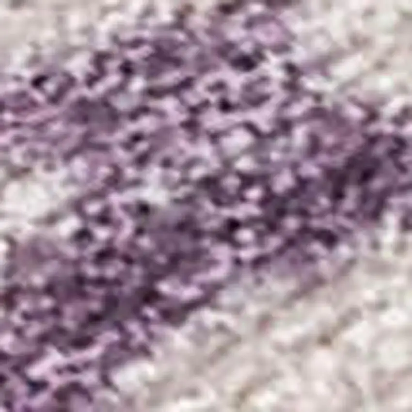 Plum Ivory And Gold Abstract Washable Indoor Outdoor Area Rug Photo 2