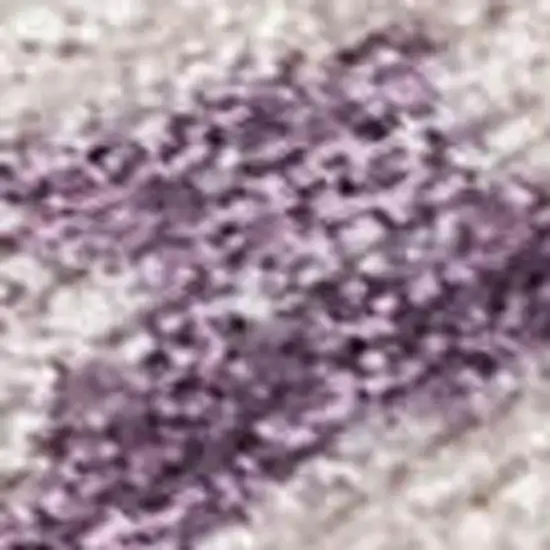 Plum Ivory And Gold Abstract Washable Indoor Outdoor Area Rug Photo 2