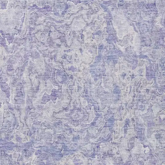 Plum Purple And Lavender Abstract Washable Indoor Outdoor Area Rug Photo 6
