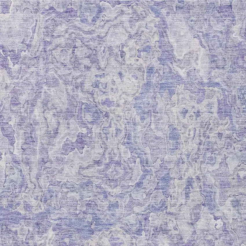 Plum Purple And Lavender Abstract Washable Indoor Outdoor Area Rug Photo 6