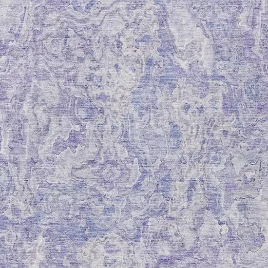 Plum Purple And Lavender Abstract Washable Indoor Outdoor Area Rug Photo 6