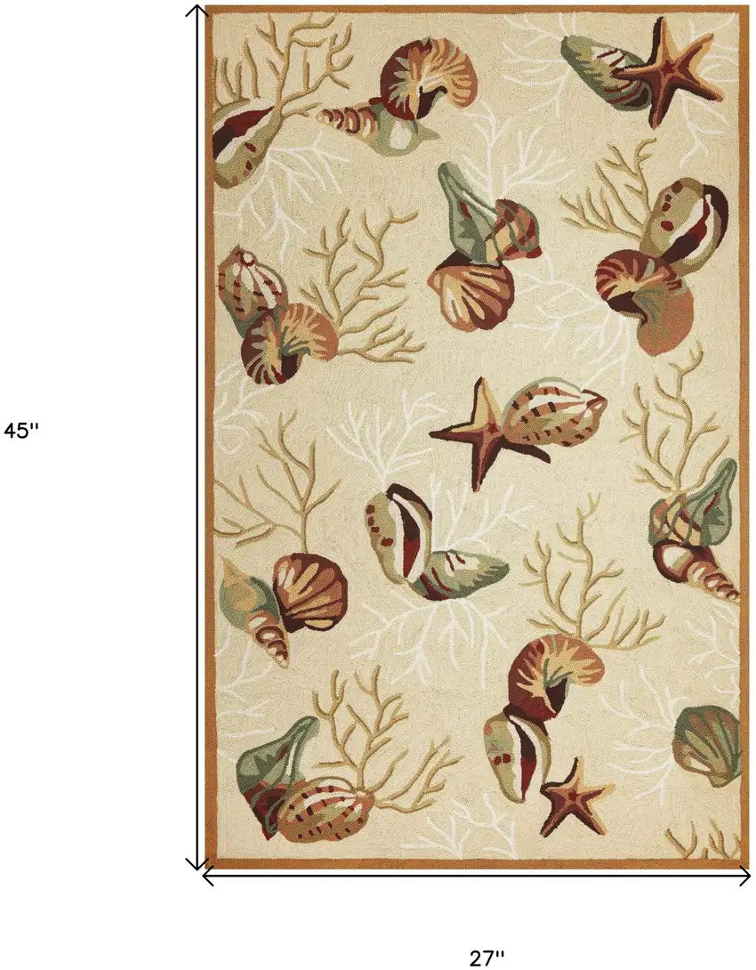 Beige Hand Tufted Area Rug Photo 3