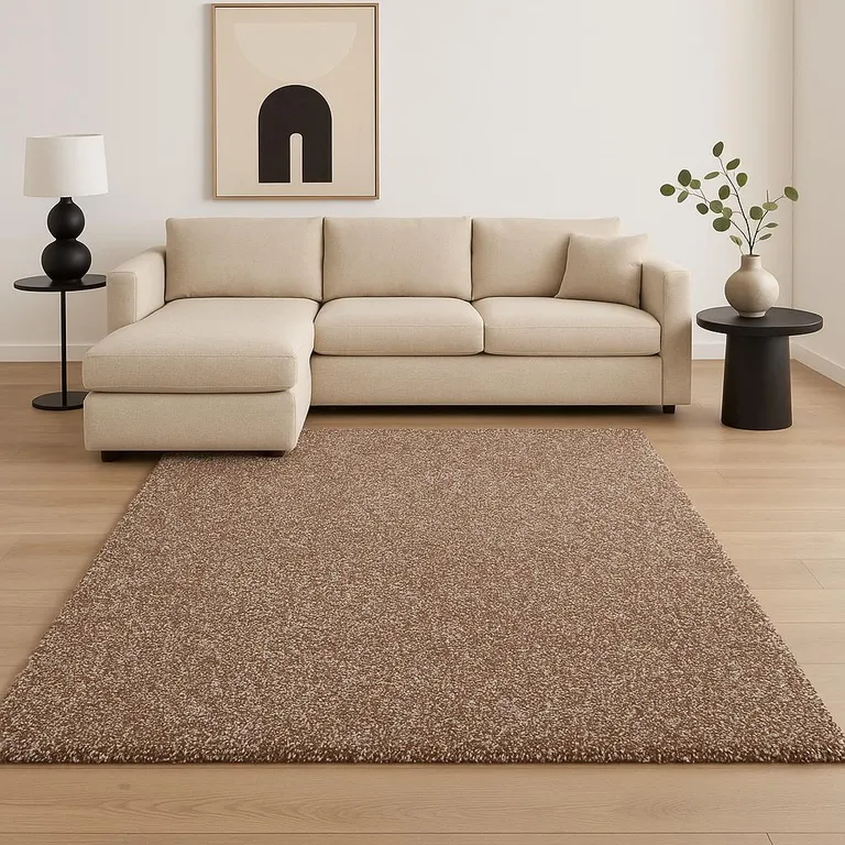 Polyester Beige Heather Area Rug Photo 3