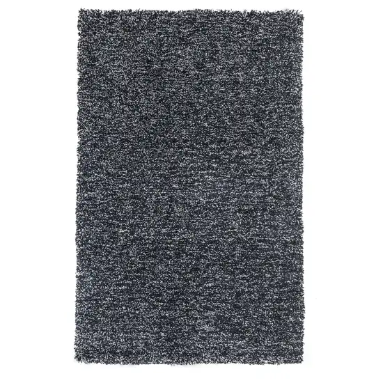 Polyester Black Heather Area Rug Photo 1