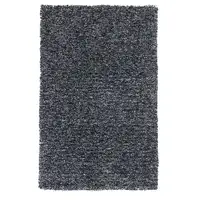 Photo of Polyester Black Heather Area Rug