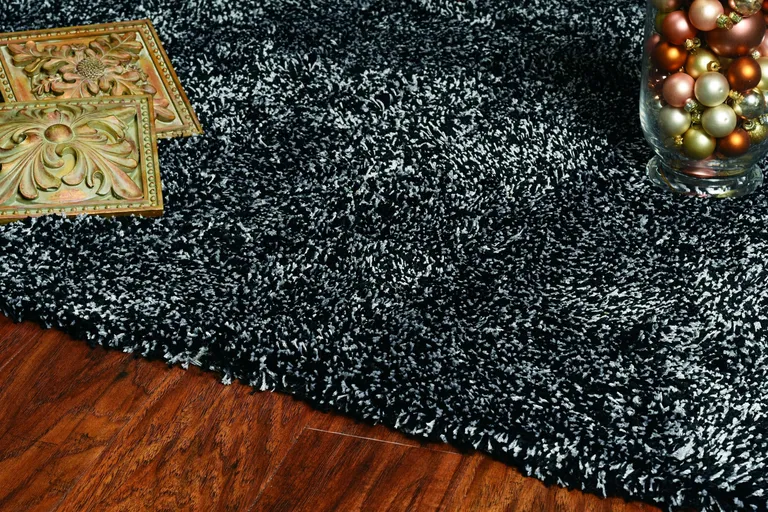 Polyester Black Heather Area Rug Photo 5