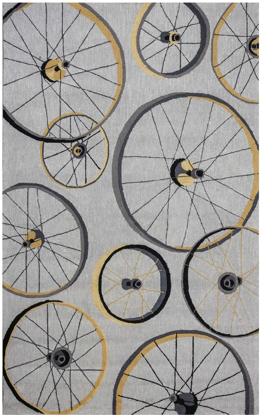 Gray Hand Tufted Area Rug Photo 2