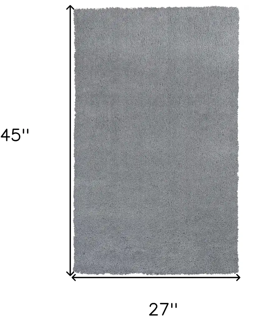 Polyester Grey Area Rug Photo 6