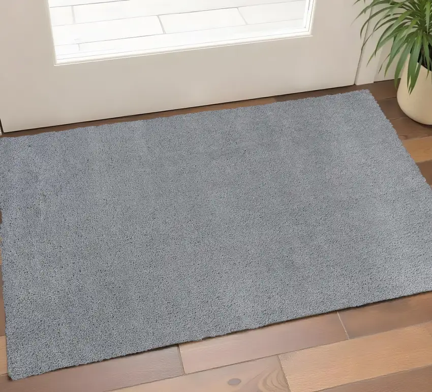 Gray Hand Woven Area Rug Photo 1