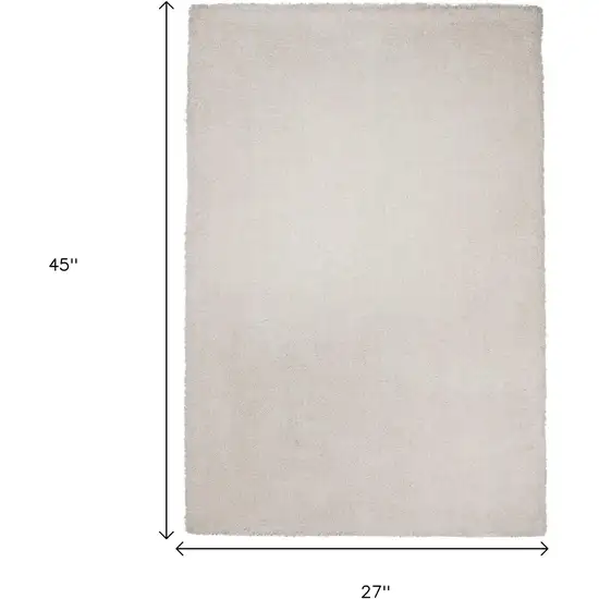 Polyester Ivory Area Rug Photo 6