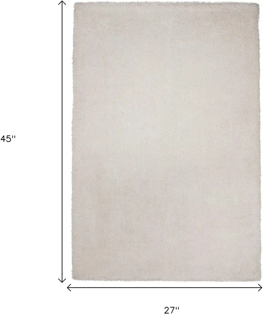 Polyester Ivory Area Rug Photo 6