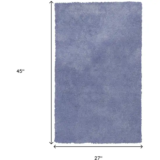 Purple Shag Hand Woven Area Rug Photo 6