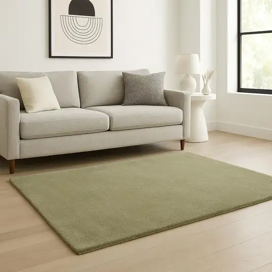 Sage Shag Hand Woven Area Rug Photo 1