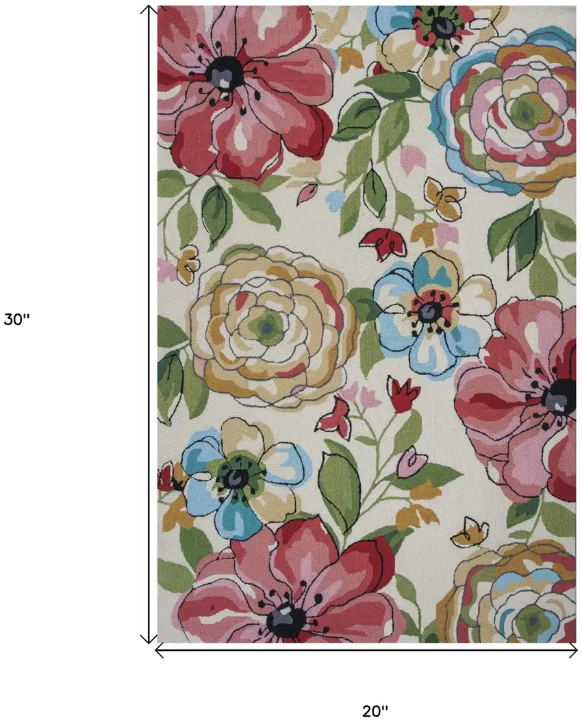 Beige Hand Tufted Area Rug Photo 3