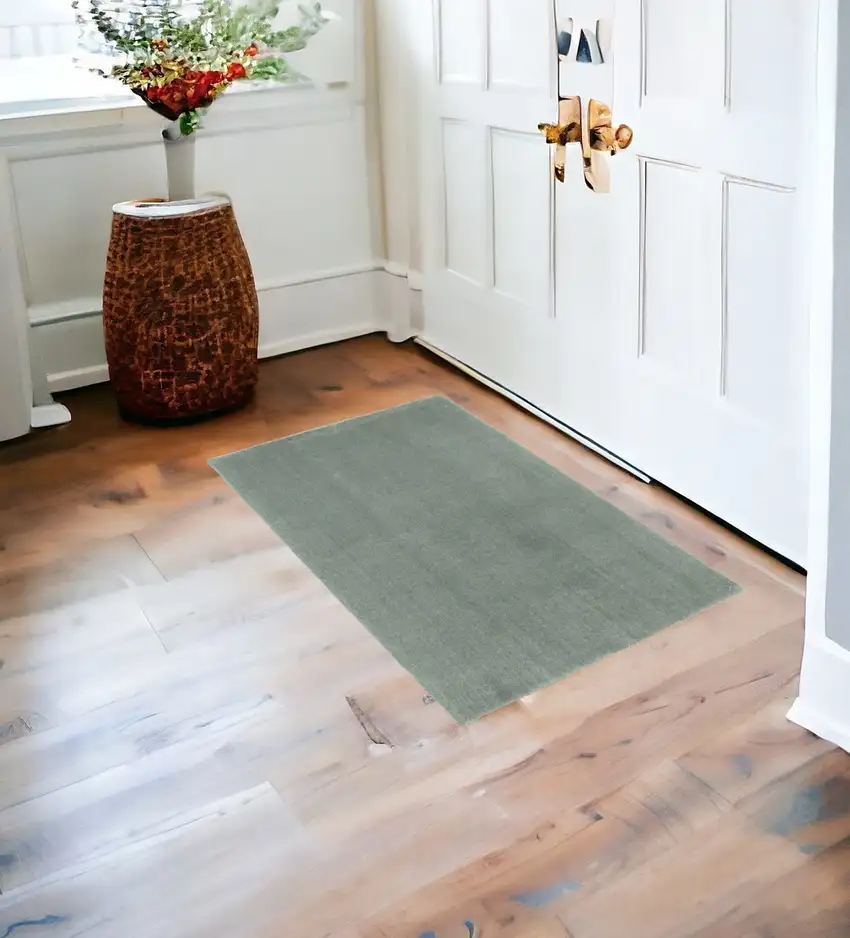Polyester Slate Area Rug Photo 2
