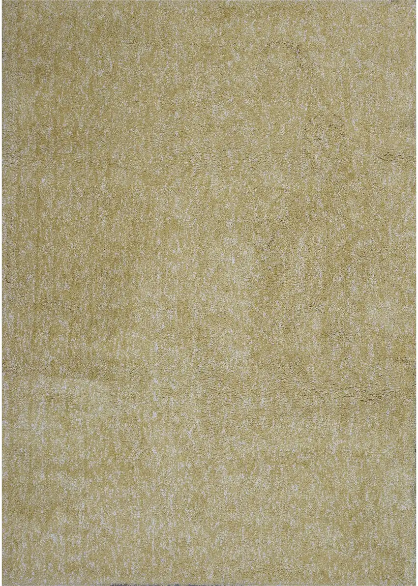 Polyester Yellow Heather Area Rug Photo 1