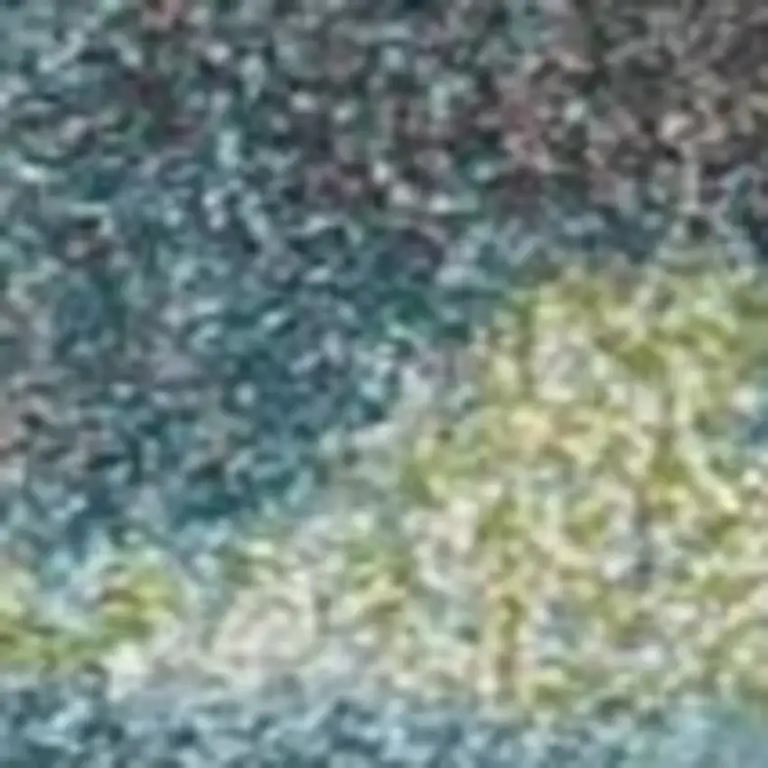 Blue and Green Area Rug Photo 6