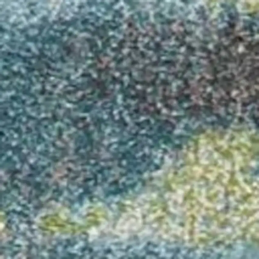 Blue and Green Area Rug Photo 7
