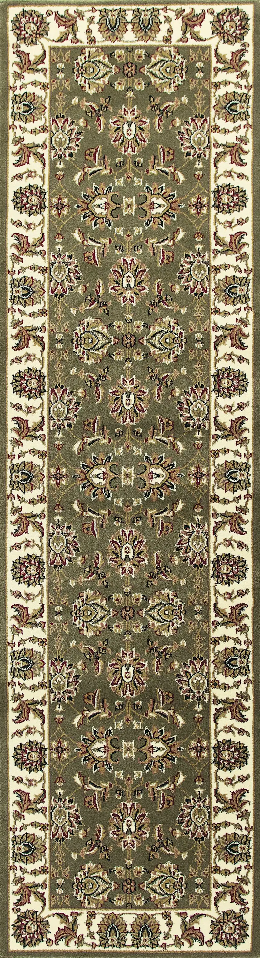 Polypropylene Green or Ivory Accent Rug Photo 4