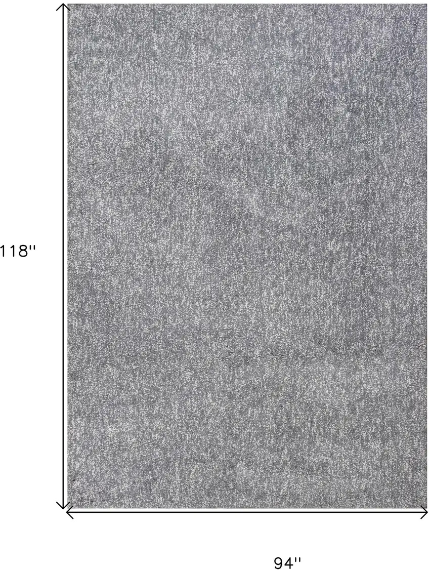 Polypropylene Grey Area Rug Photo 3
