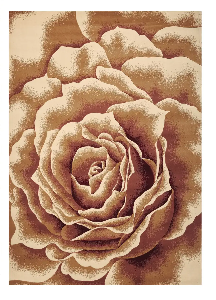 Polypropylene Ivory Area Rug Photo 2