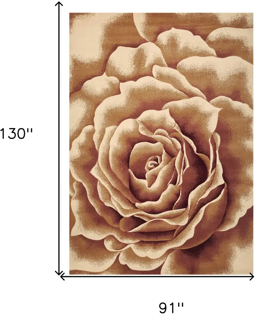 Polypropylene Ivory Area Rug Photo 3
