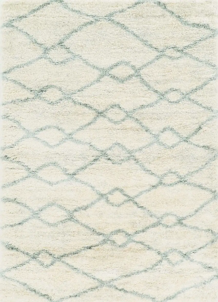 Polypropylene Ivory or Grey Area Rug Photo 1