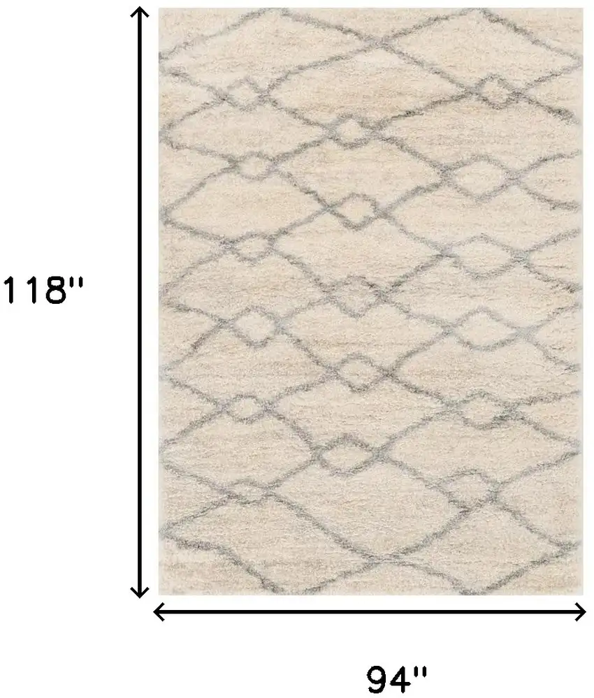 Gray and Ivory Area Rug Photo 3
