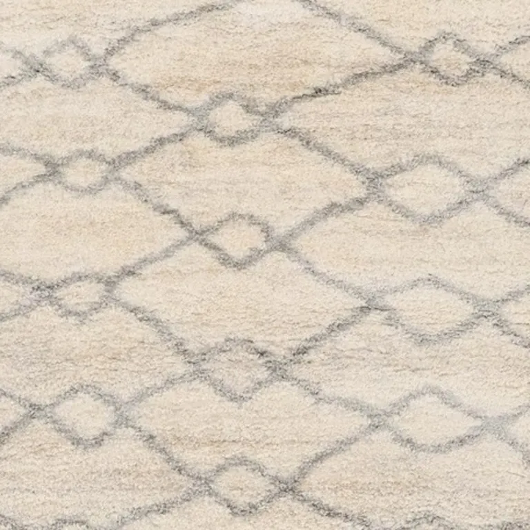 Polypropylene Ivory or Grey Area Rug Photo 1