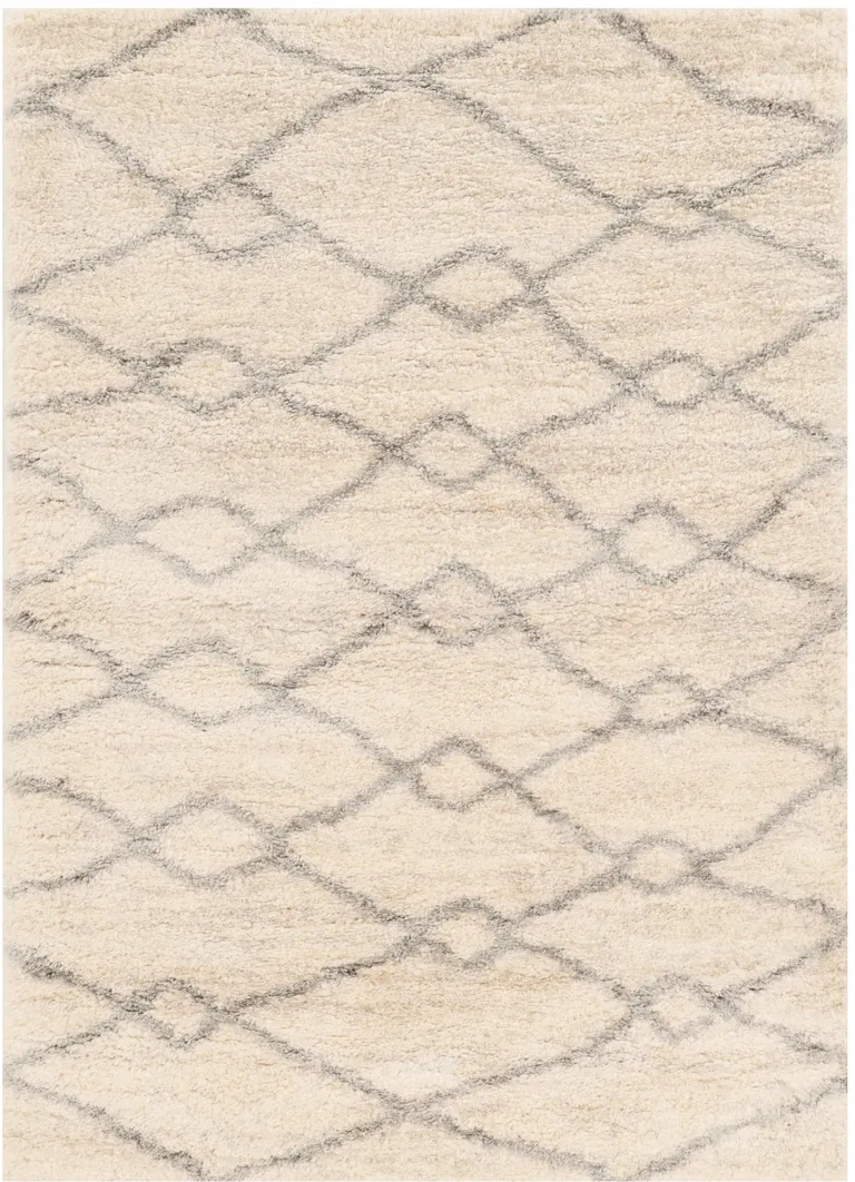 Polypropylene Ivory or Grey Area Rug Photo 4