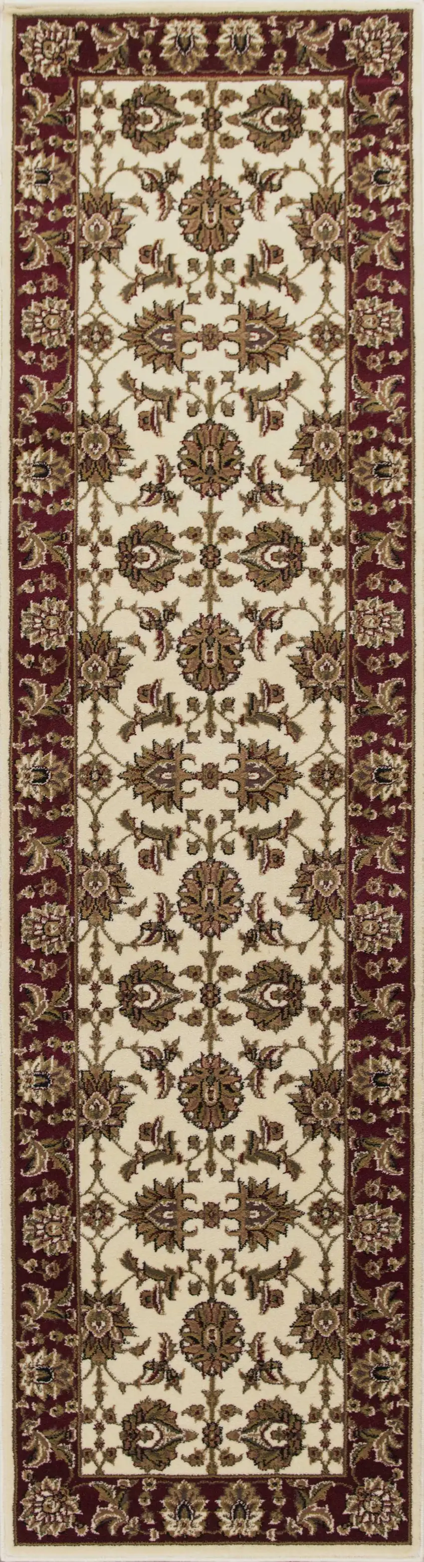 Polypropylene Ivory or Red Area Rug Photo 4