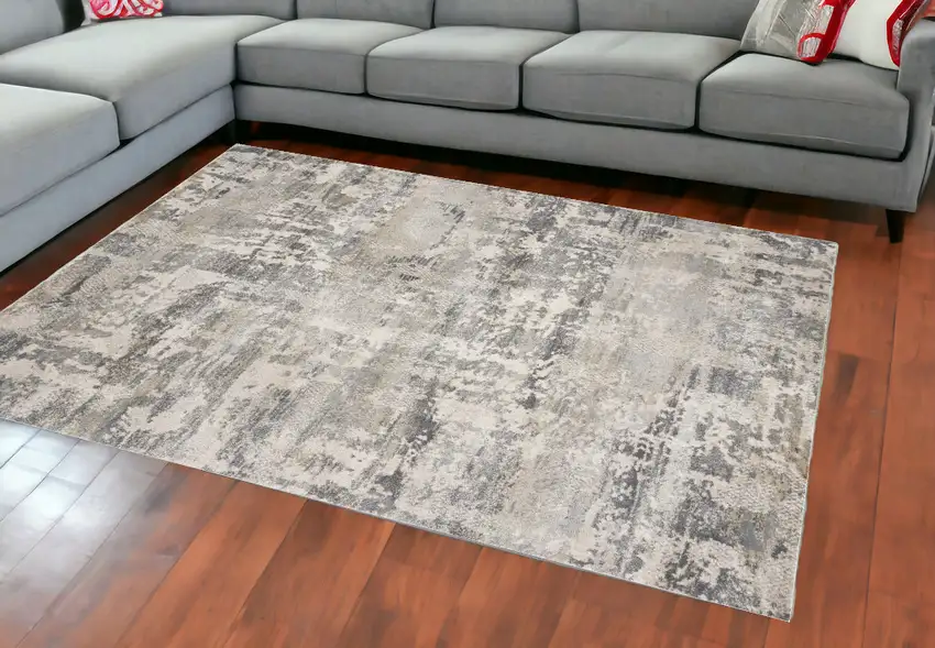 Polypropylene Natural Area Rug Photo 1
