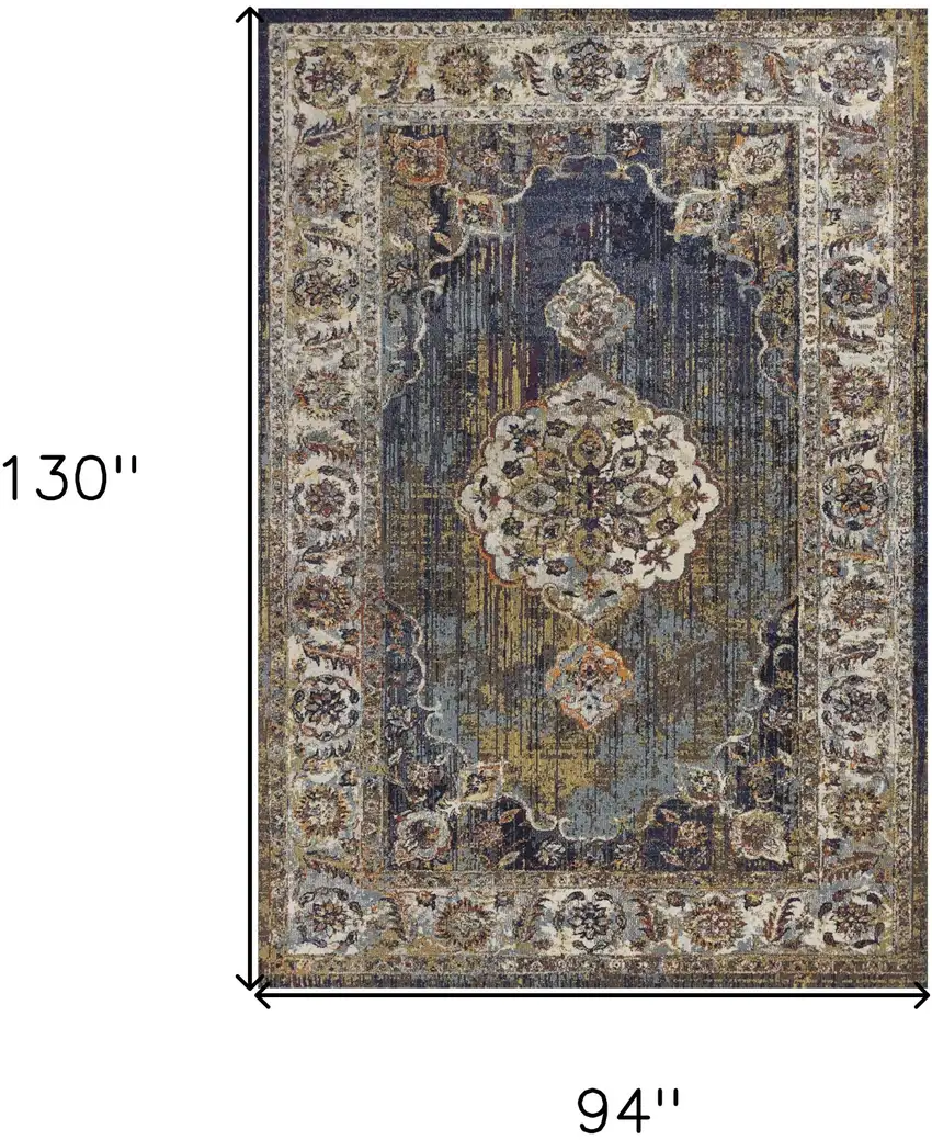 Navy Blue Area Rug Photo 3