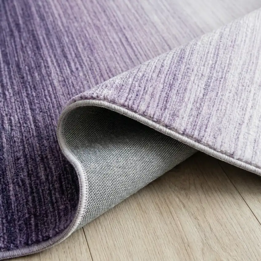 Purple Abstract Area Rug Photo 4
