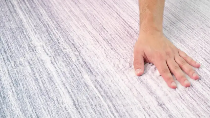 Purple Abstract Area Rug Photo 3