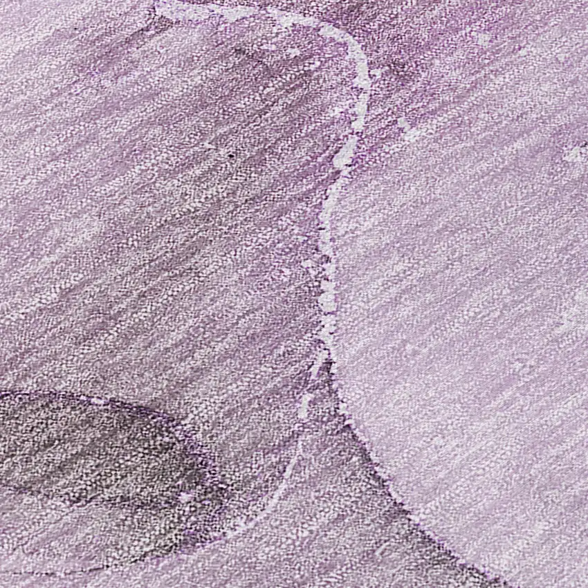 Purple Abstract Washable Non Skid Indoor Outdoor Area Rug Photo 8