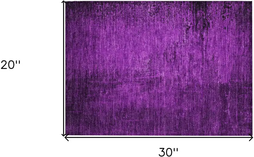 Purple Abstract Washable Non Skid Indoor Outdoor Area Rug Photo 3