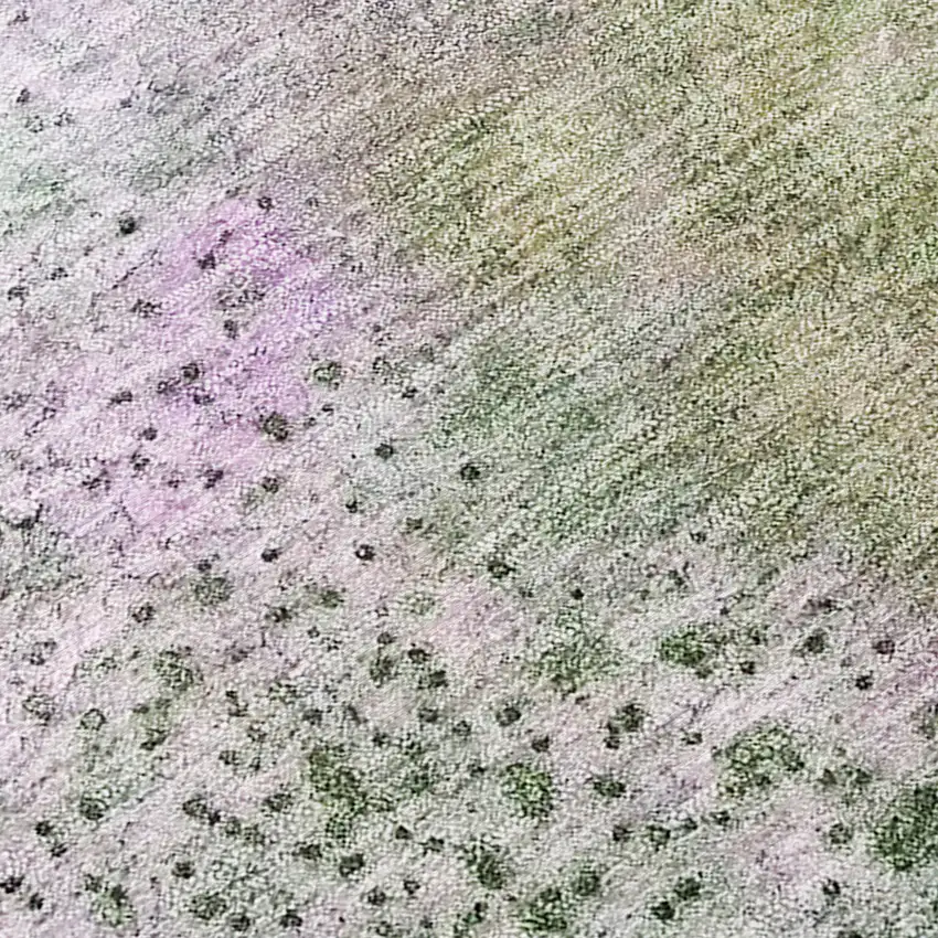 Purple Abstract Washable Indoor Outdoor Area Rug Photo 8