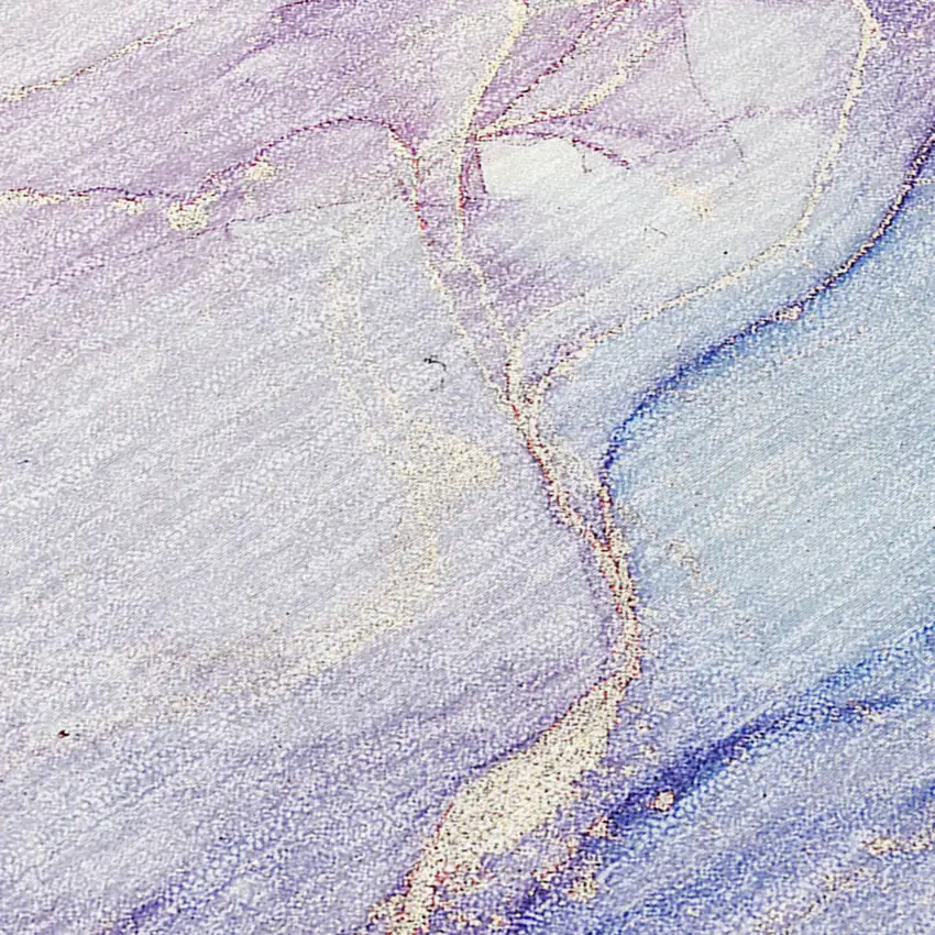 Purple Abstract Washable Non Skid Indoor Outdoor Area Rug Photo 8