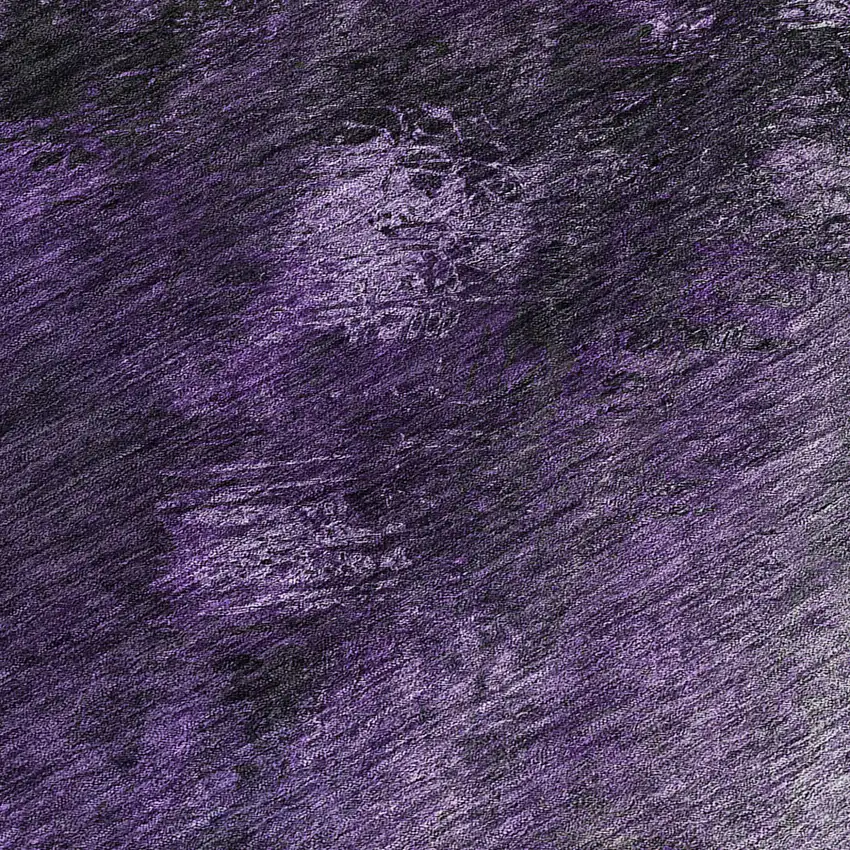 Purple Eggplant And Lavender Abstract Washable Indoor Outdoor Area Rug Photo 7