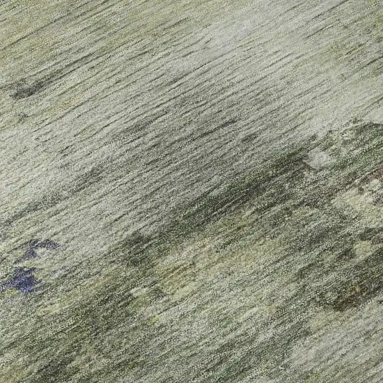 Purple And Beige Abstract Washable Area Rug With UV Protection Photo 8