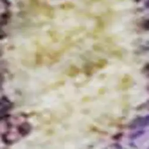 Photo of Purple And Gold Abstract Washable Area Rug With UV Protection